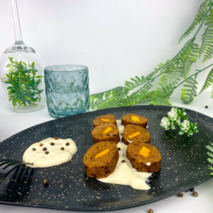 No solomillo  con Cheddar Violife de Vegansbadalona